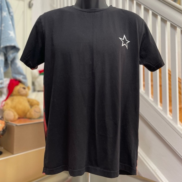 EUC Men’s Size X-Large Givenchy Star Print Graphic Cotton Tee Black/Multicolored - Picture 2 of 11